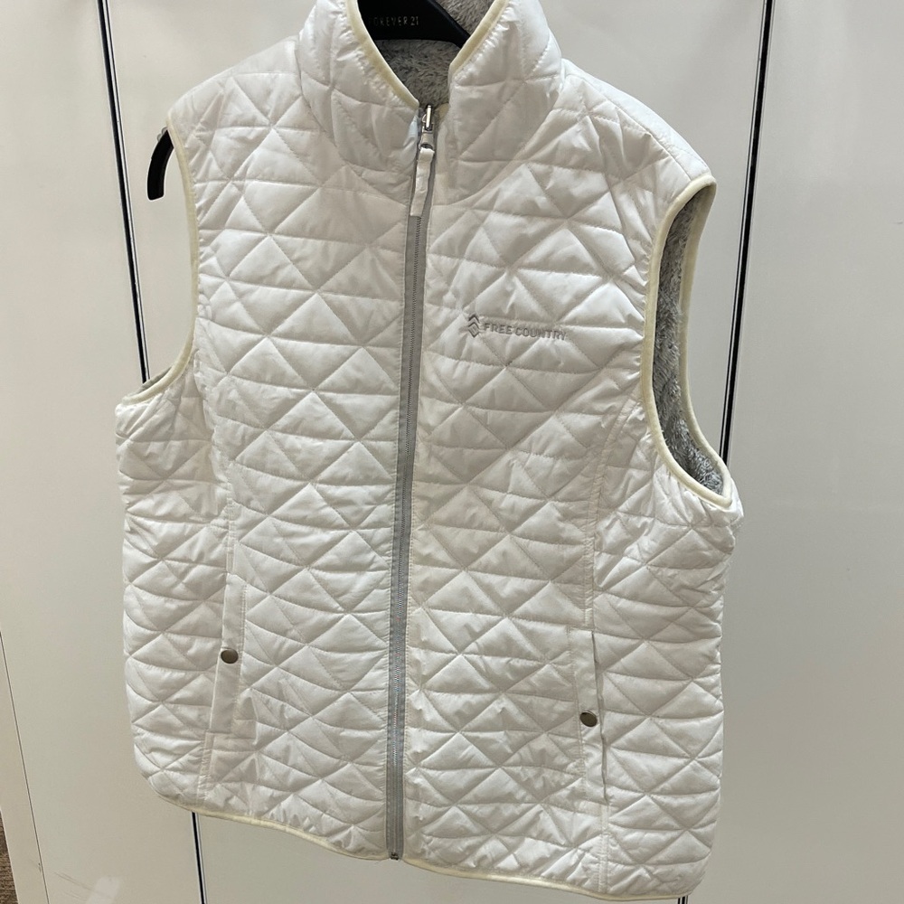 Free Country Quilted Ivory Vest